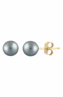 EFFY 14K Yellow Gold Freshwater Pearl Stud Earrings