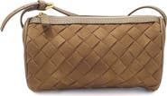 Adornia Mini Woven Faux Leather Shoulder Bag