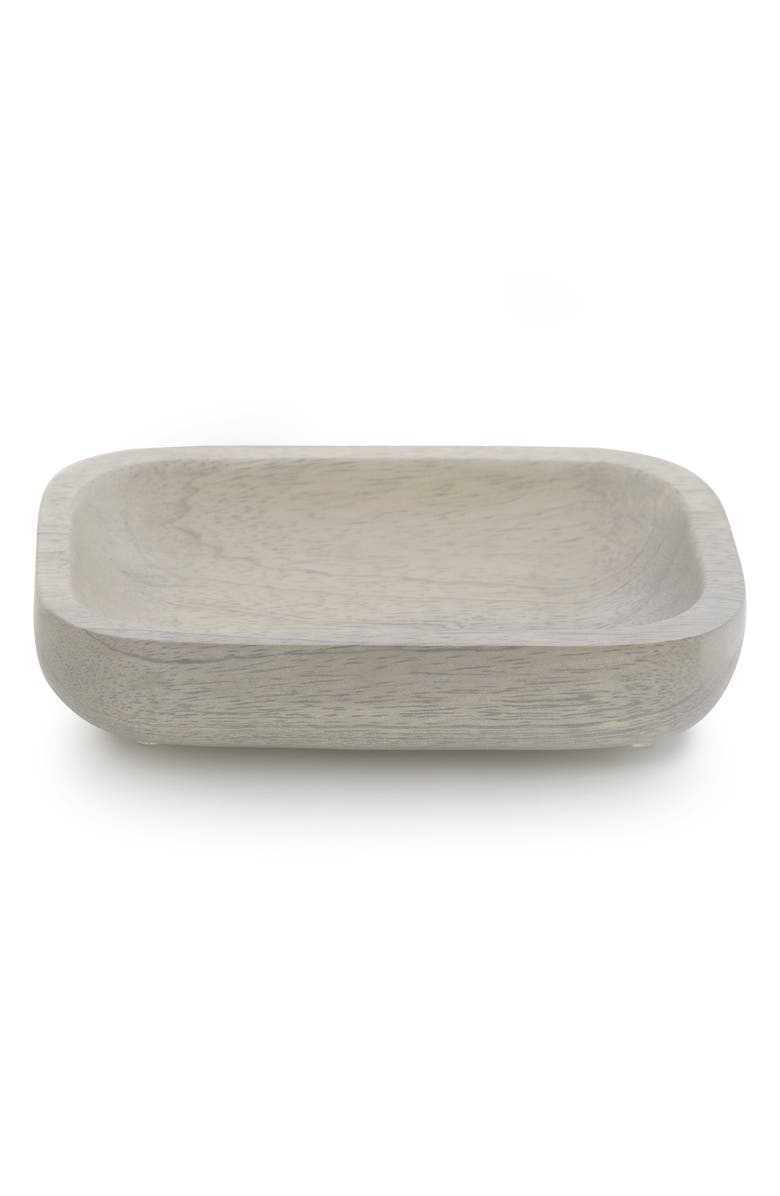 Kassatex Fiji Soap Dish, Main, color, White Wash
