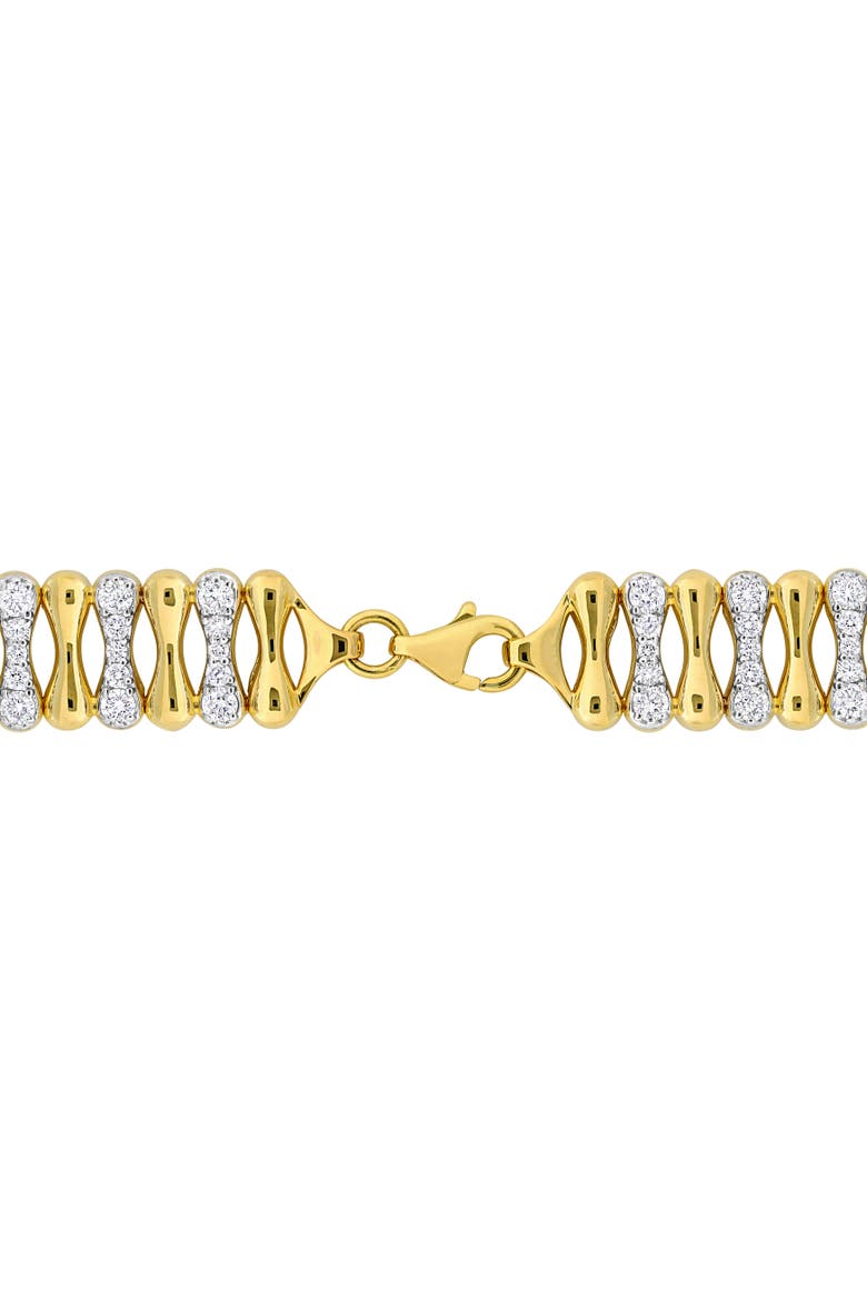Diamond Bracelet 10k Yellow Gold, Alternate, color, 10k Yellow Gold