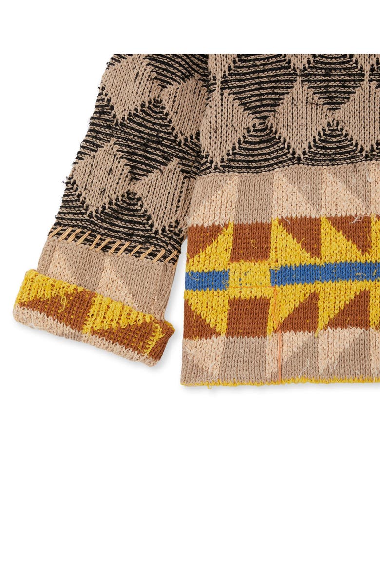 Fortela Hoppy Navajo Cotton Cardigan, Alternate, color, Mix