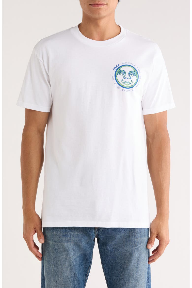 Wire Icon Classic Graphic T-Shirt, Main, color, WHITE