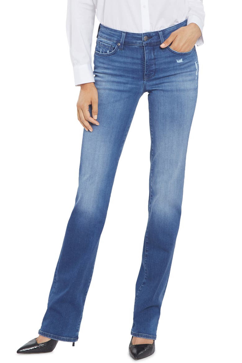 Marilyn Straight Leg Jeans, Main, color, HERON