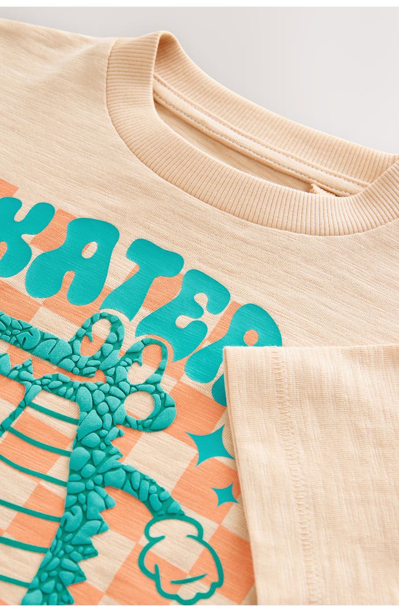 NEXT Kids' Skater's Club Cotton Graphic T-Shirt, Alternate, color, Orange