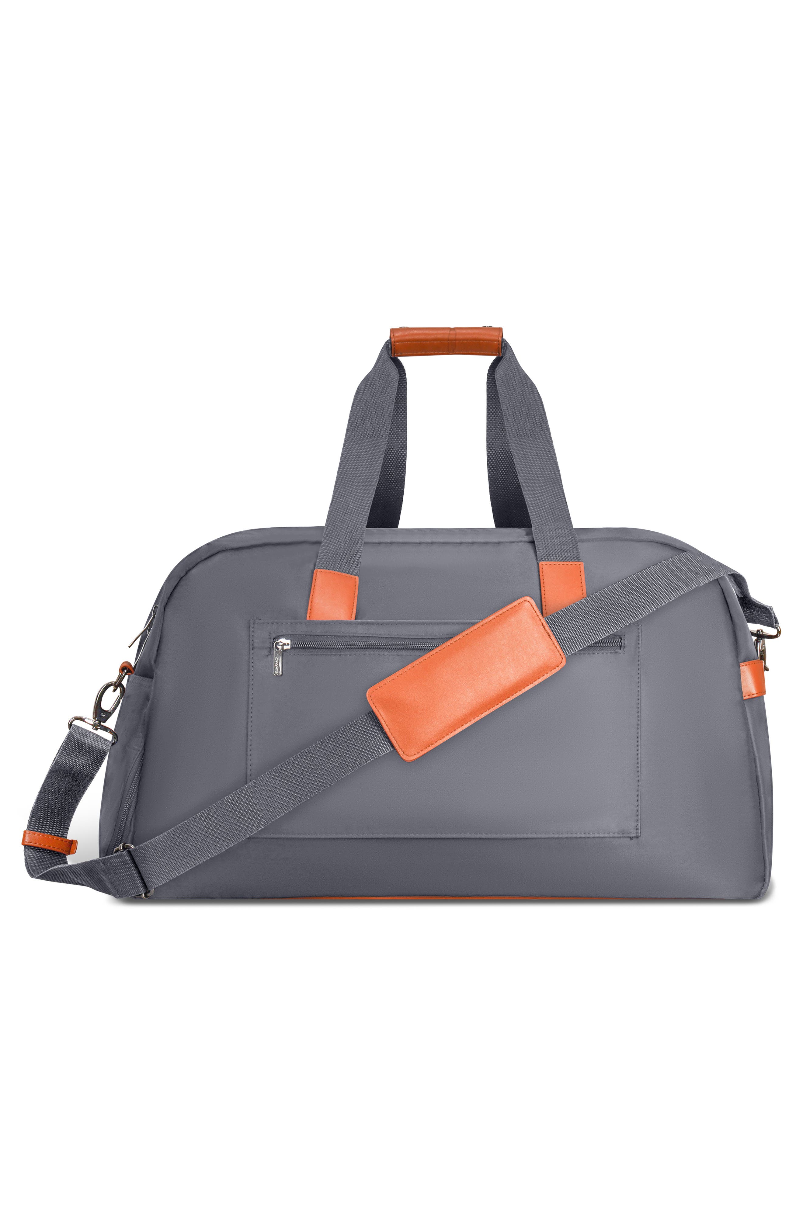 CHAMPS Water Resistant Nylon Duffle Bag, Alternate, color, Grey