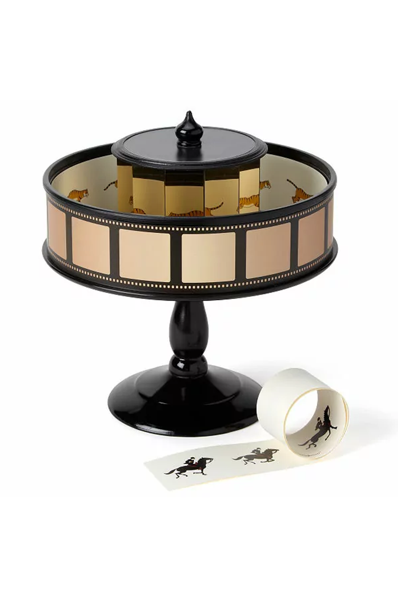 Praxinoscope Animation Spinner, Main, color, Black / Gold