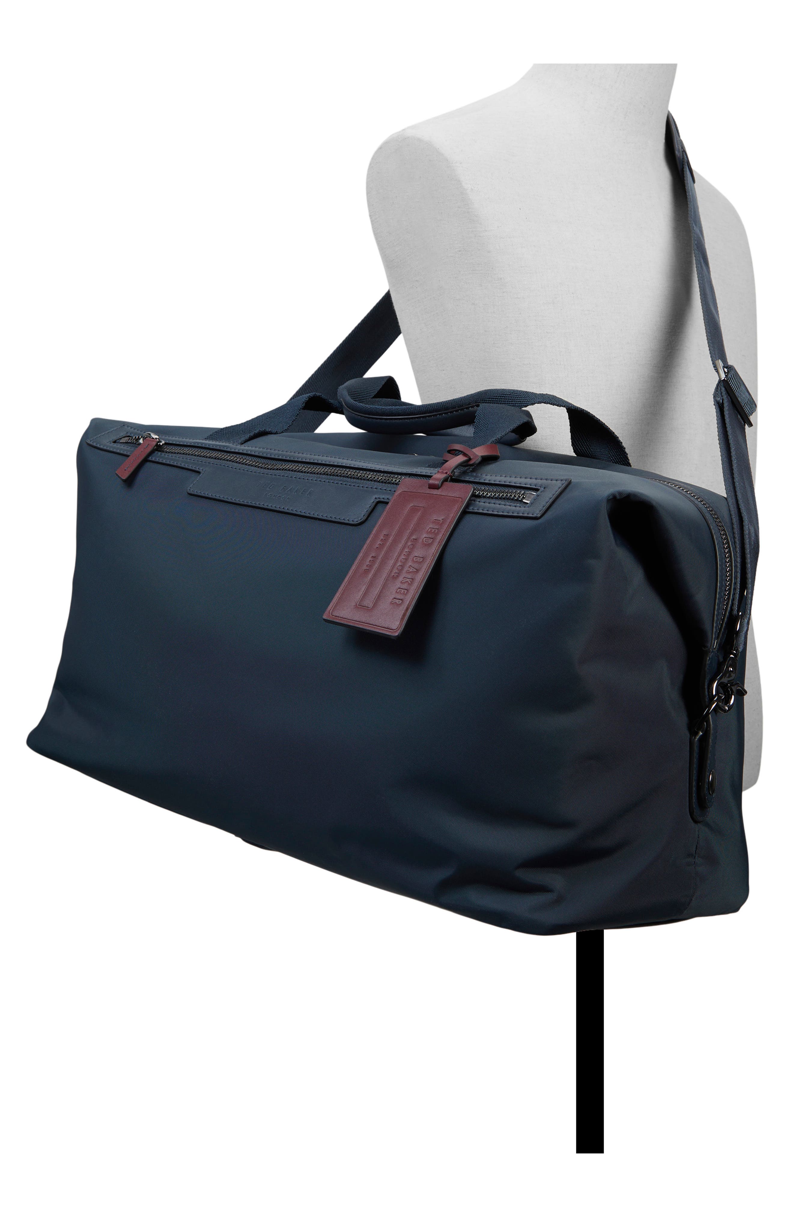 Ted Baker London Ender Nylon Weekender, Alternate, color, 