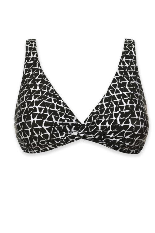 Helen Jon Twist Front Bralette In Green