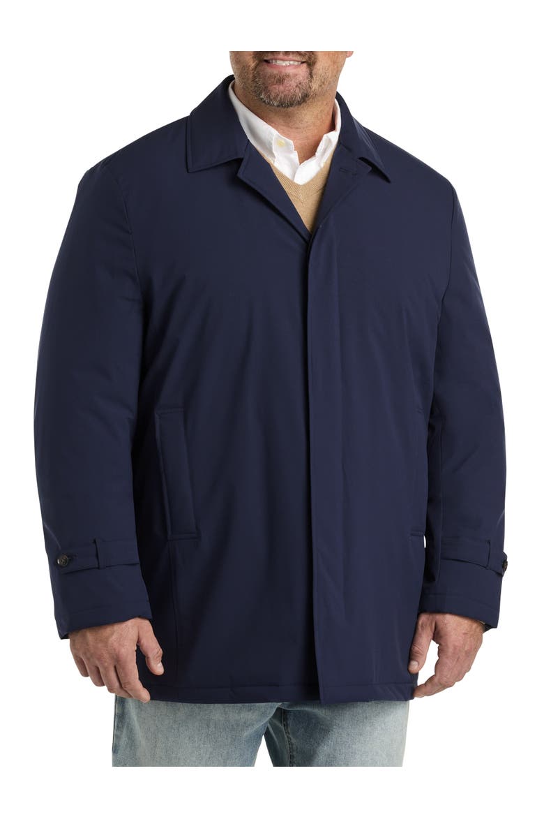 Big & Tall All Weather Overcoat, Alternate, color, NAVY