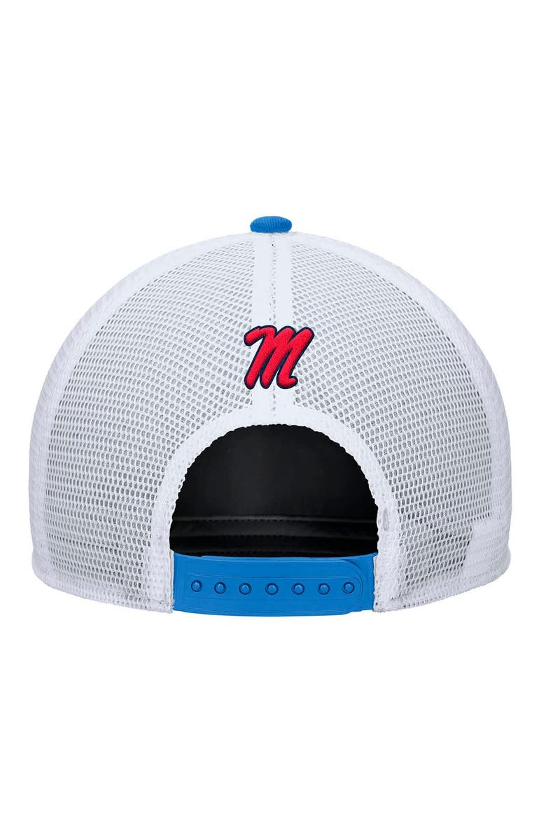 Nike Men's Nike Powder Blue Ole Miss Rebels 2025 On-Field Rise Trucker Adjustable Hat, Alternate, color, 