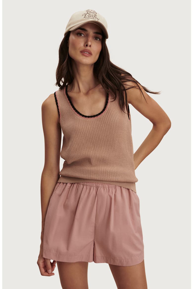 Morales Cotton Poplin Shorts, Alternate, color, ASH ROSE