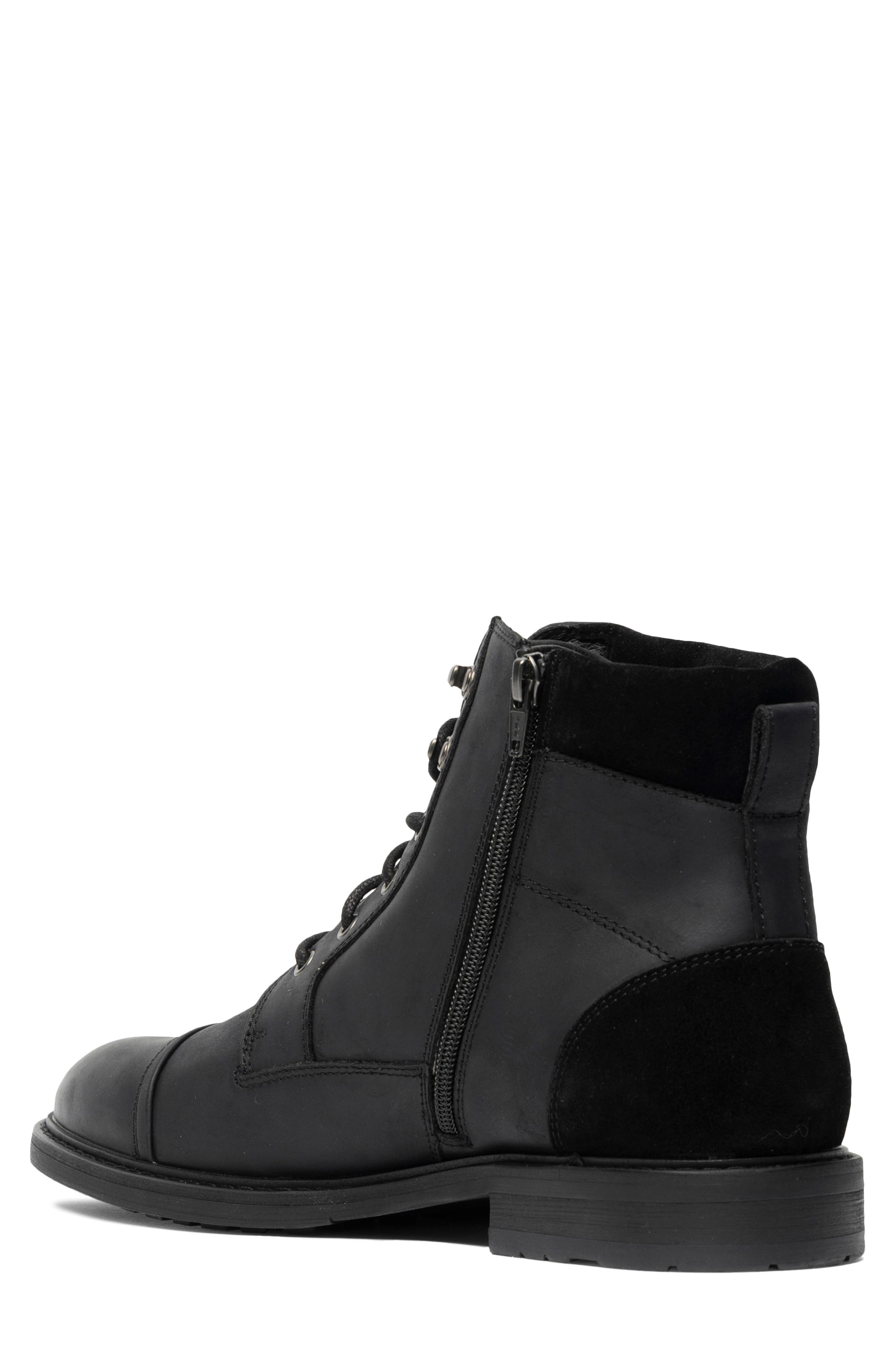 Rodd & Gunn Durham Combat Boot, Alternate, color, Onyx