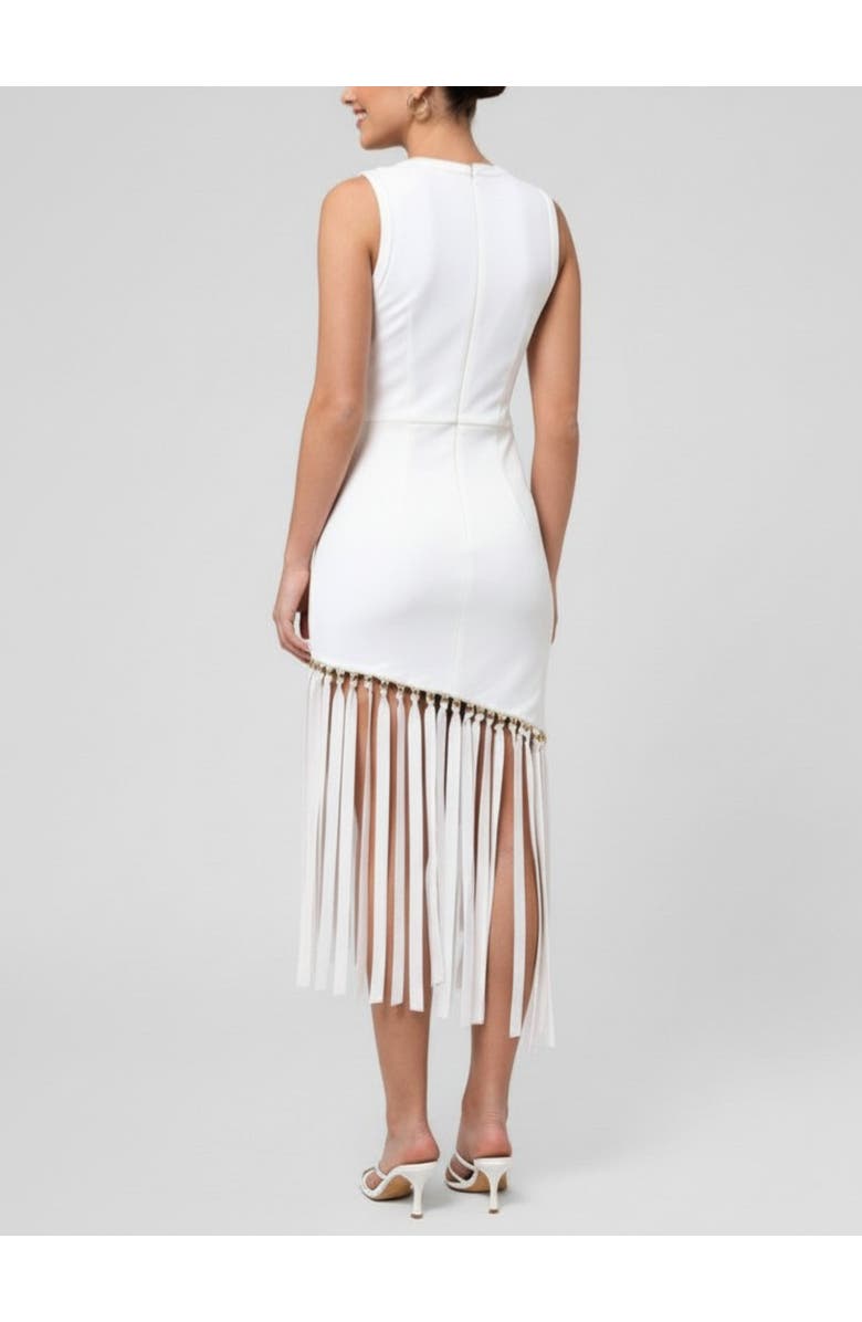 RACHEL Rachel Roy Catalina Fringe Midi Dress, Alternate, color,