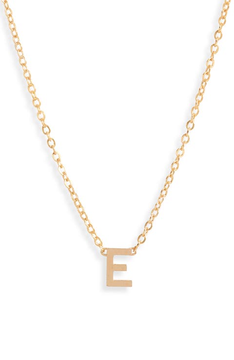 Cheyenne Initial Pendant Necklace