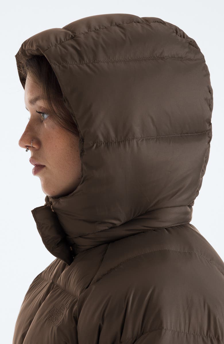 The North Face Hydrenalite<sup>™</sup> City 600 Fill Power Down Hooded Parka, Alternate, color, Smokey Brown