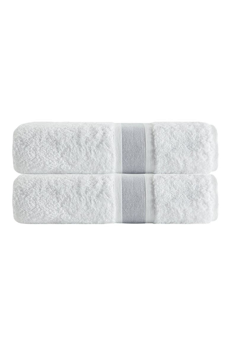 Unique 2-Piece Turkish Cotton Bath Towels, Main, color, SILVER