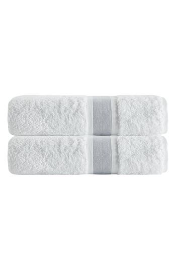 Depera Unique 2-piece Turkish Cotton Bath Towels In Gray