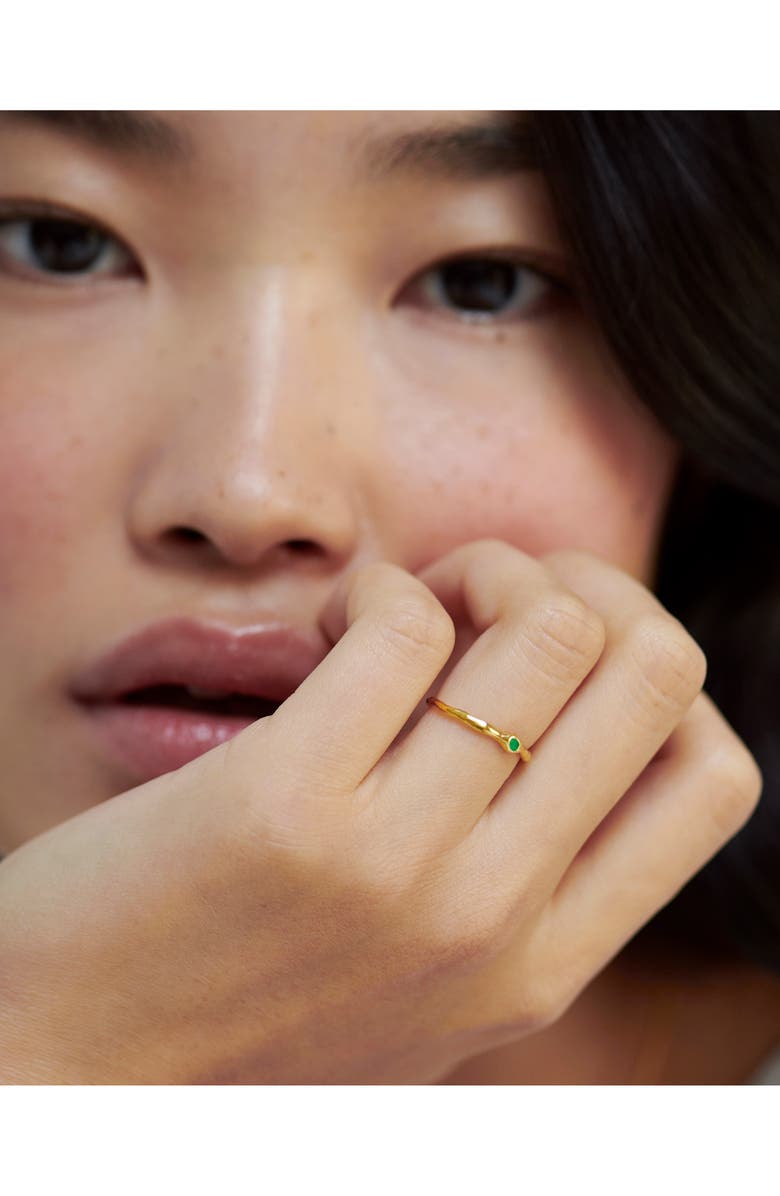 Monica Vinader Mini Siren Stacking Ring, Alternate, color, 18K Gold Vermeil