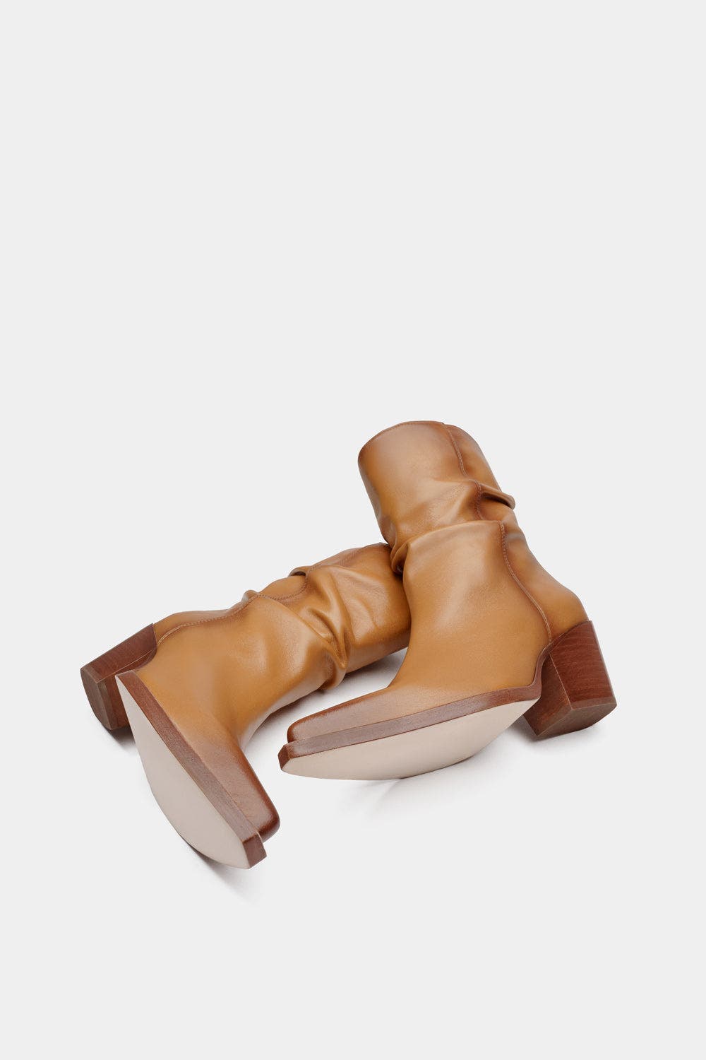 Dante Soft Leather Ankle Boots Gadot, Alternate, color, Brown