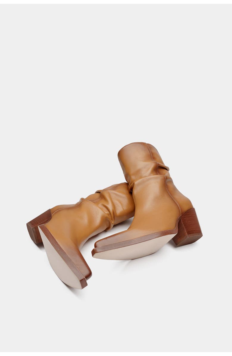 Dante Soft Leather Ankle Boots Gadot, Alternate, color, Brown