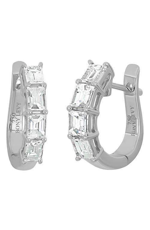 Bony Levy Gatsby Diamond Huggie Hoop Earrings