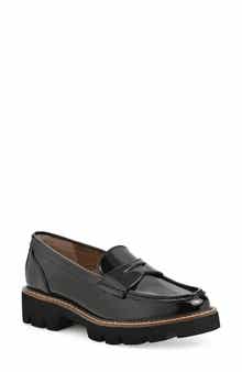 White Mountain Footwear Gunner Lug Sole Platform Penny Loafer