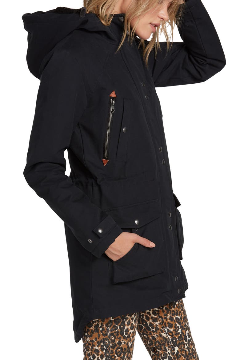 Walk on By 5K Parka, Alternate, color, BLACK