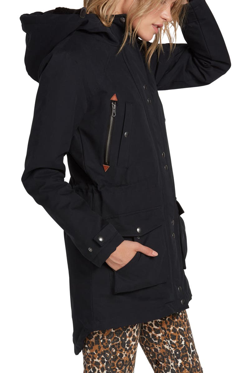 Volcom Walk on By 5K Parka, Alternate, color, 