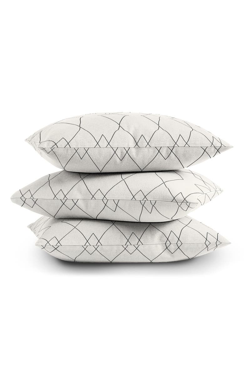 Deny Designs Colour Poems Throw Pillow, Alternate, color, White