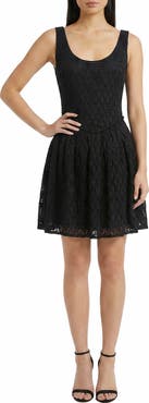 The Good Journey Jacquard Flare Minidress