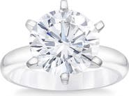 Bliss Diamond Certified 4Ct Round Diamond Solitaire Engagement Ring 14k Gold Lab Grown