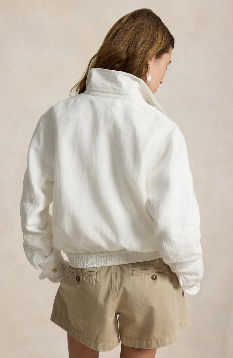 Polo Ralph Lauren Linen Jacket, Alternate, color, White