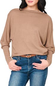 GIBSONLOOK Slouchy Luxe Boatneck Top