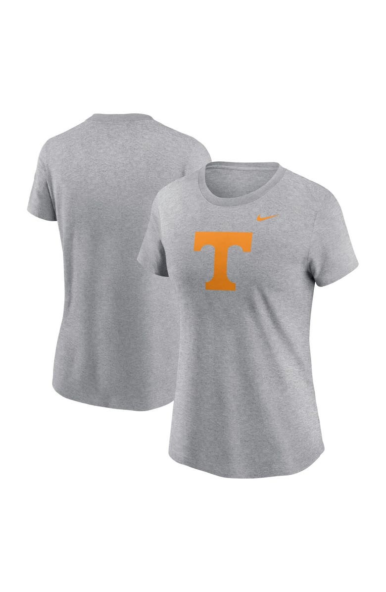 Nike Women's Nike Heather Gray Tennessee Volunteers Primetime Logo T-Shirt, Main, color, 