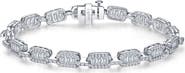 Lafonn Simulated Diamond Baguette Link Bracelet