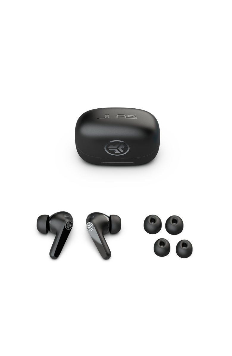 JLab JBuds Pods ANC True Wireless Earbuds, Alternate, color, Black