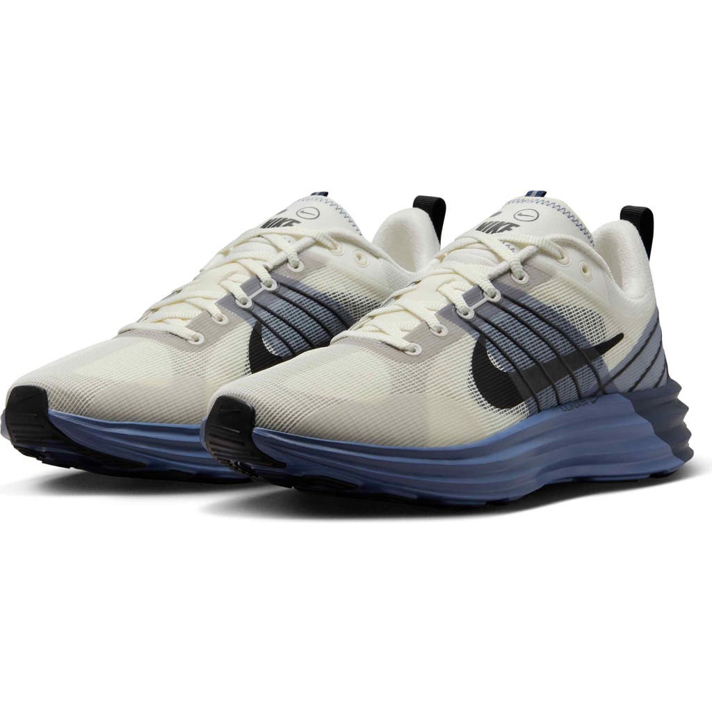 Nike Lunar Roam Layered-panel Sneakers In White