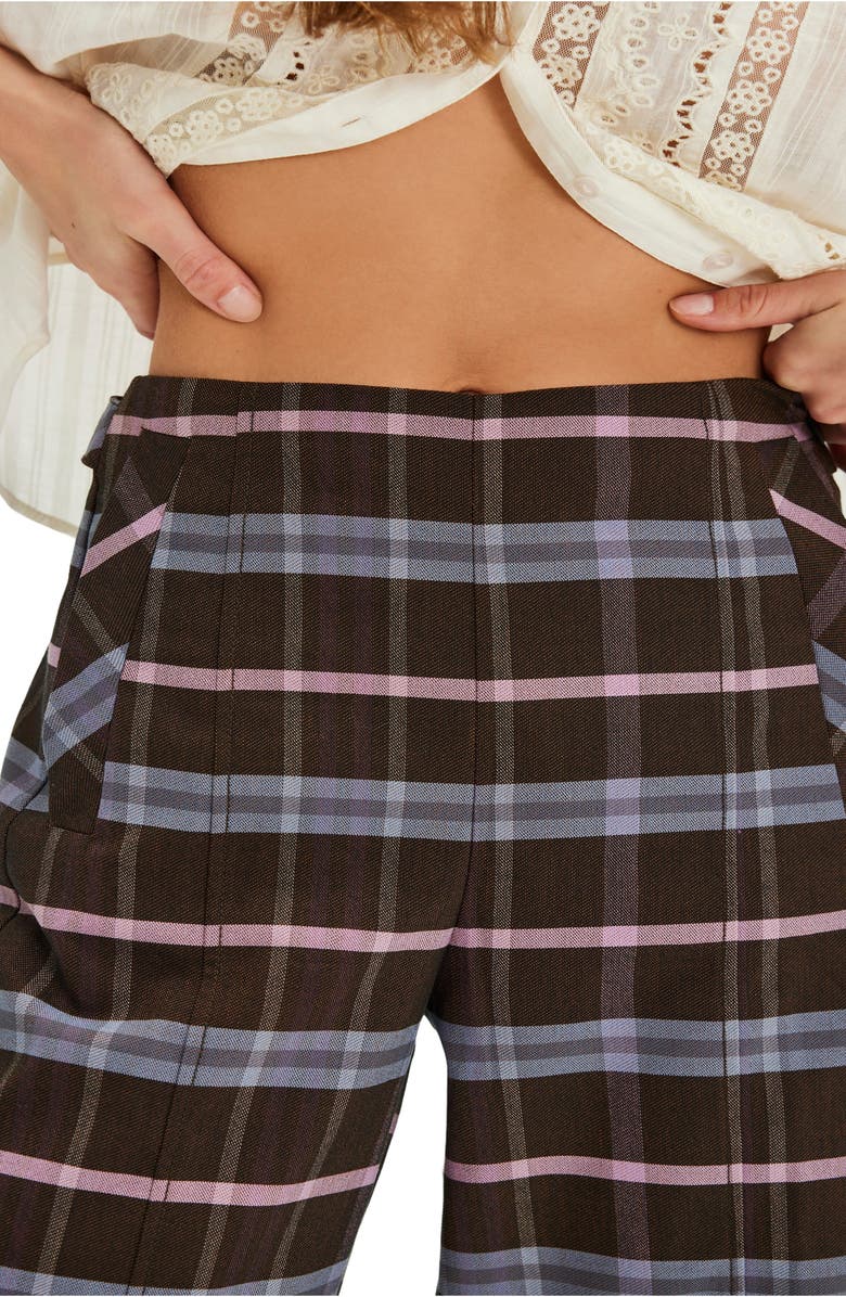 Free People Acadia Stripe Crop Trousers, Alternate, color, 