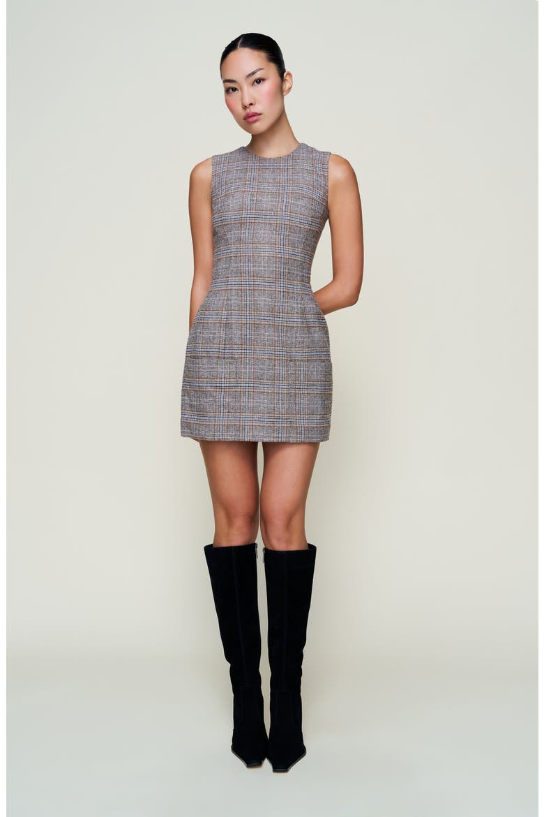 Rowan Tartan Dress, Alternate, color, Green Tartan