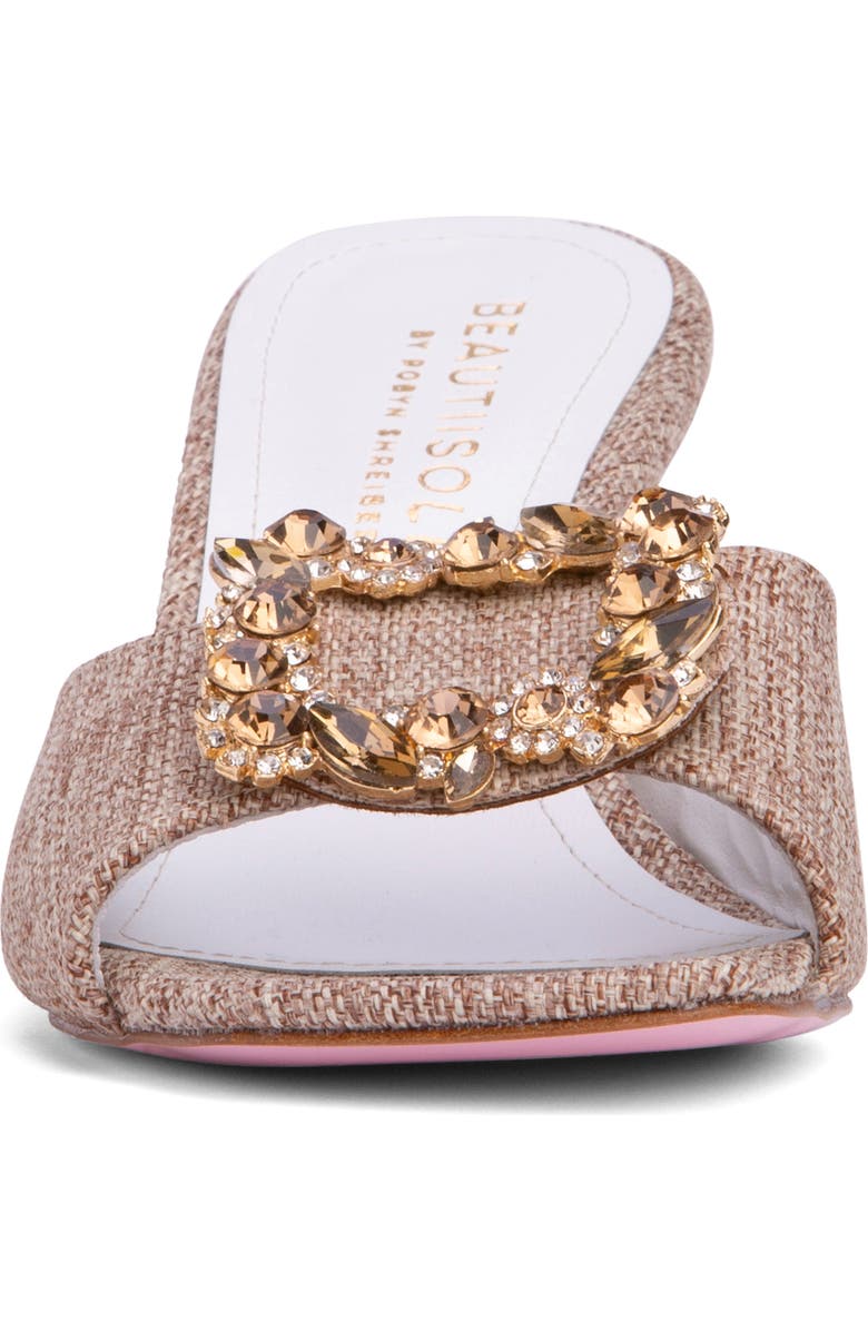 BEAUTIISOLES Eden Kitten Heel Slide Sandal, Alternate, color,