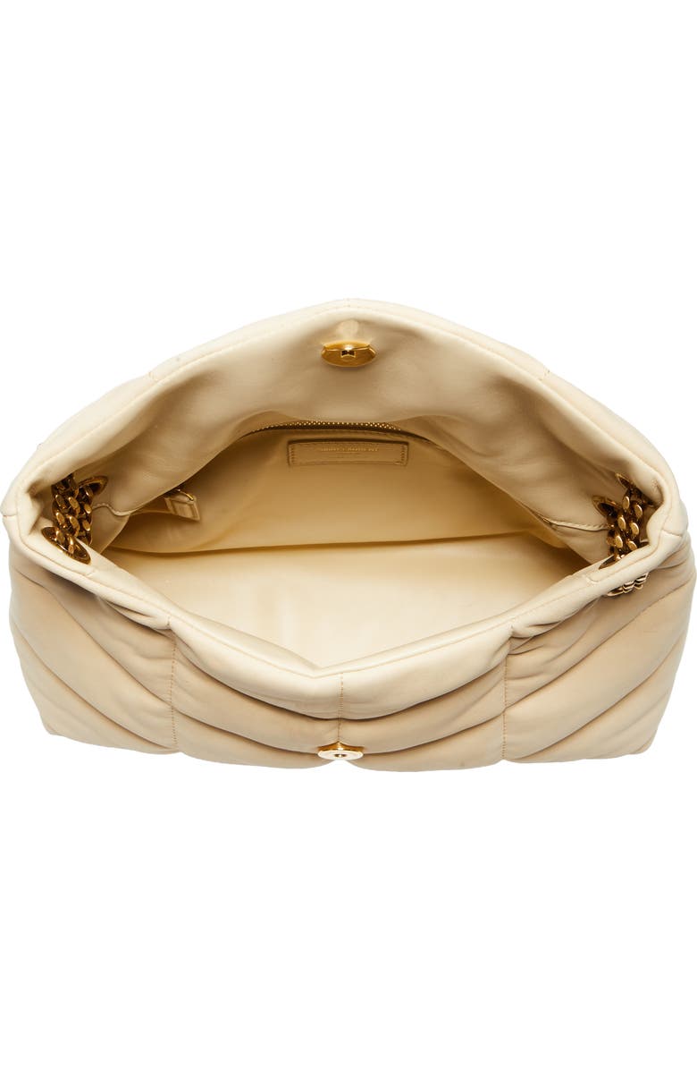 Saint Laurent Small Lou Leather Puffer Bag, Alternate, color,