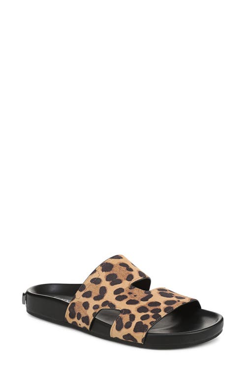 Shop Franco Sarto Britt Leopard Print Slide Sandal In Brown