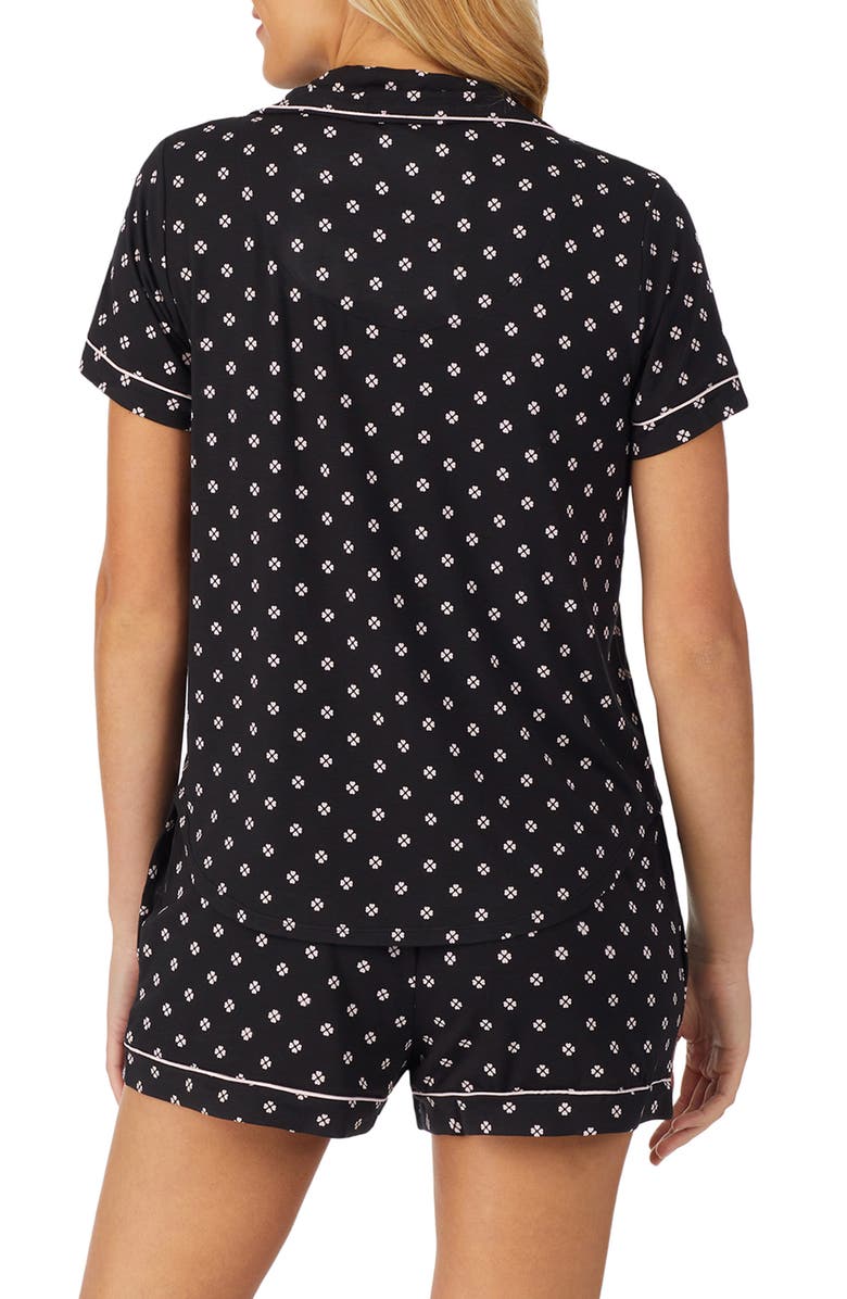 Kate Spade New York spade print short pajamas, Alternate, color, 
