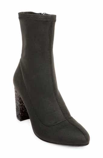 Jewel Badgley Mischka Jovanna Embellished Block Heel Bootie
