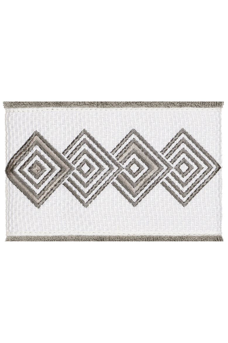 Noah Embellished Hand Towel - Dark Grey, Alternate, color, DARK GREY