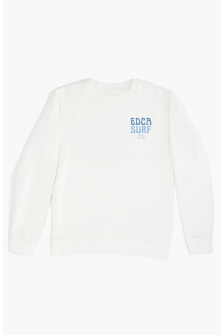 Made For The Sea Men's Crewneck Sweatshirt, Main, color, White
