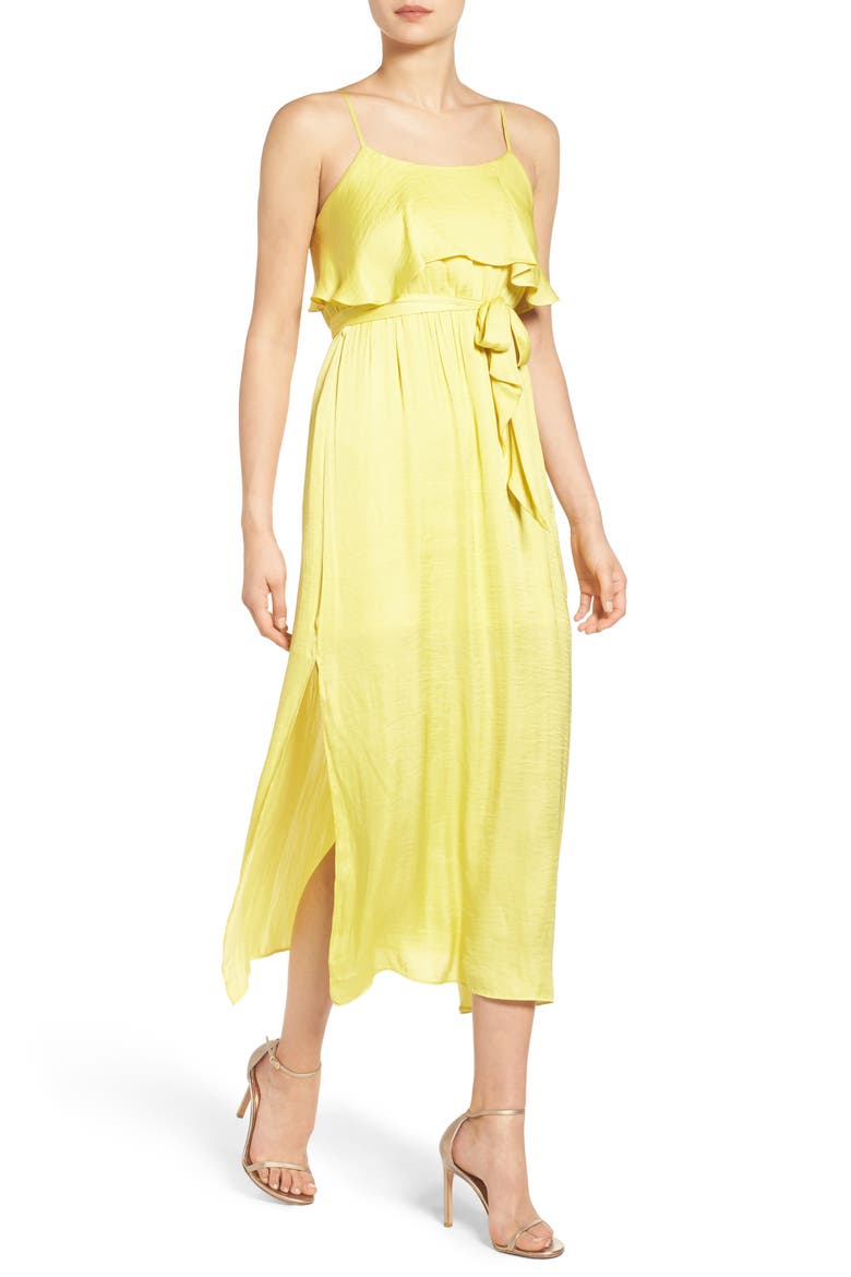 Serena Maxi Dress, Alternate, color, SUNSHINE