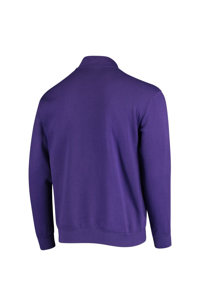 COLOSSEUM Men's Colosseum Purple Washington Huskies Tortugas Logo Quarter-Zip Jacket, Alternate, color,