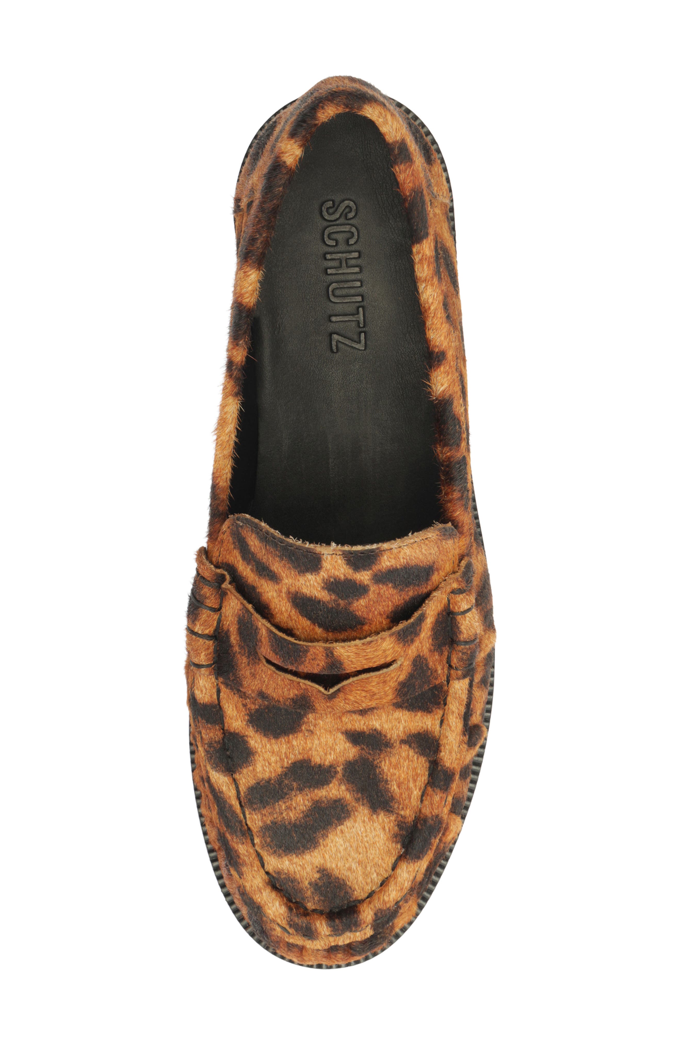 Tyche Penny Loafer, Alternate, color, ANIMAL PRINT