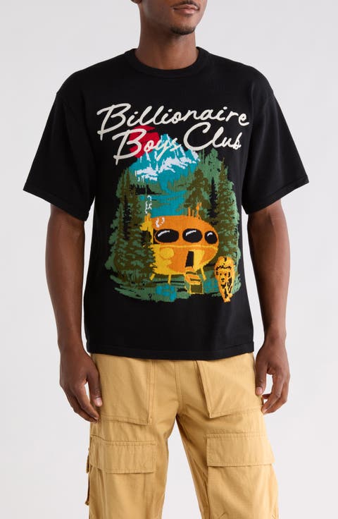 Peak Intarsia Graphic T-Shirt